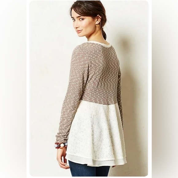 ANTHROPOLOGIE Kittery Pullover by Clu + Willoughby - Picture 2 of 4